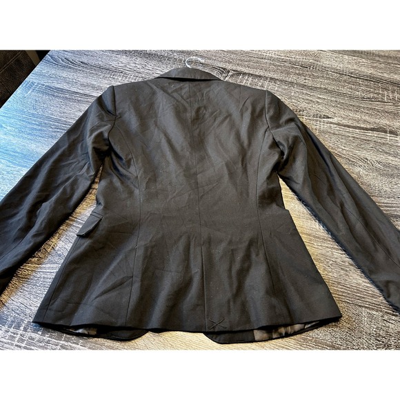 Zara Women's Black Blazer Jacket Size 2 NWT Join Life Tailored One Button - Picture 4 of 4